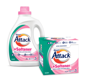 Biozet Attack Softener Washing Liquid And Powder